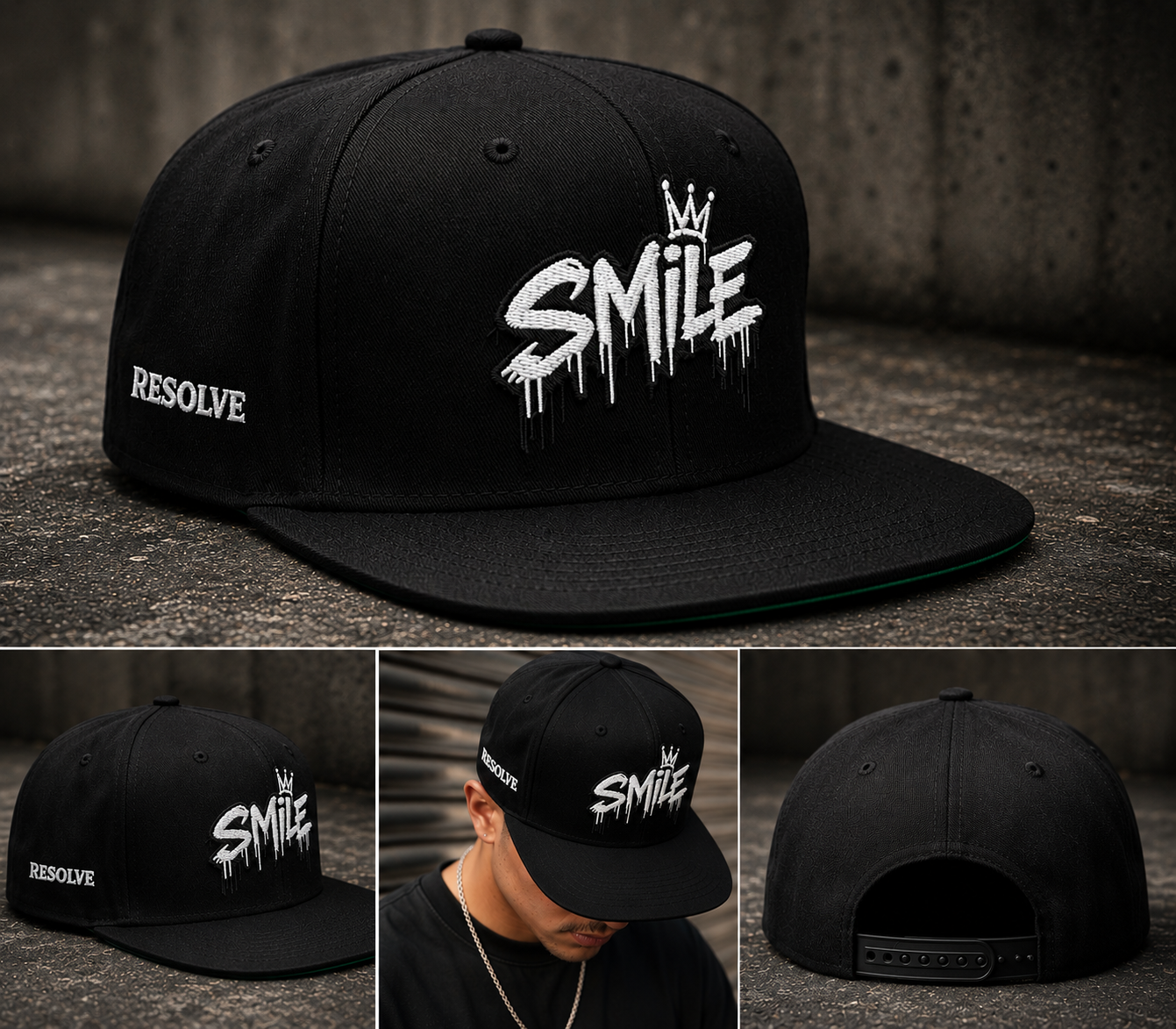 Crowned Smile Snapback