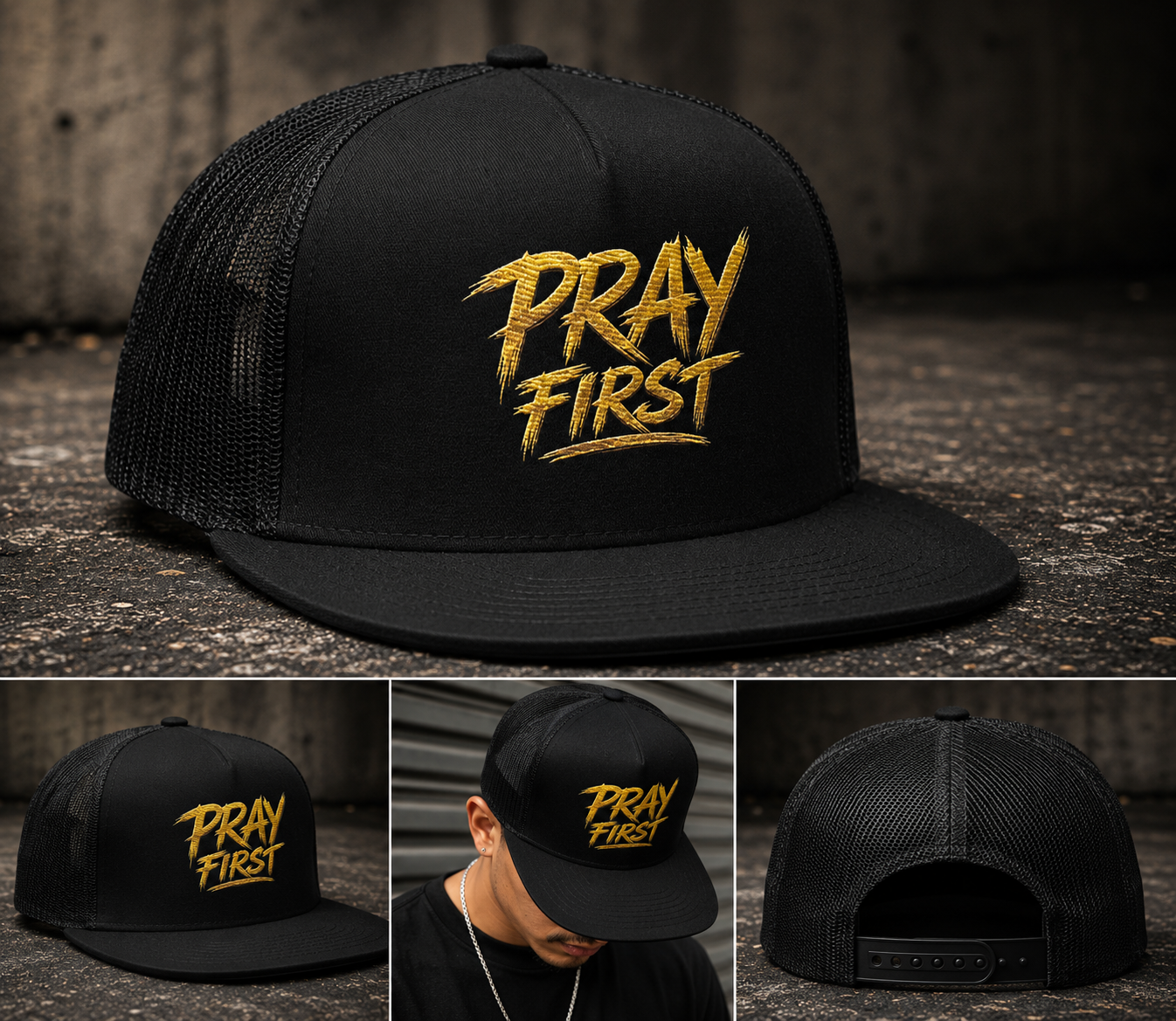 Pray First Snapback