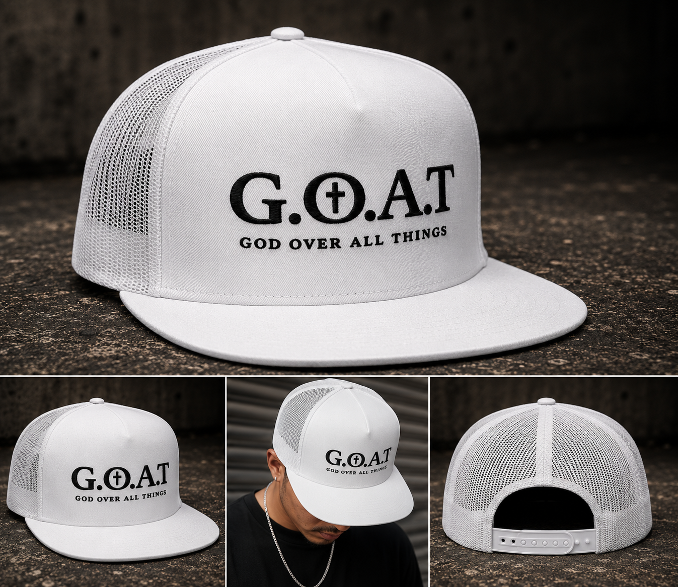 G.O.A.T Snapback – God Over All Things